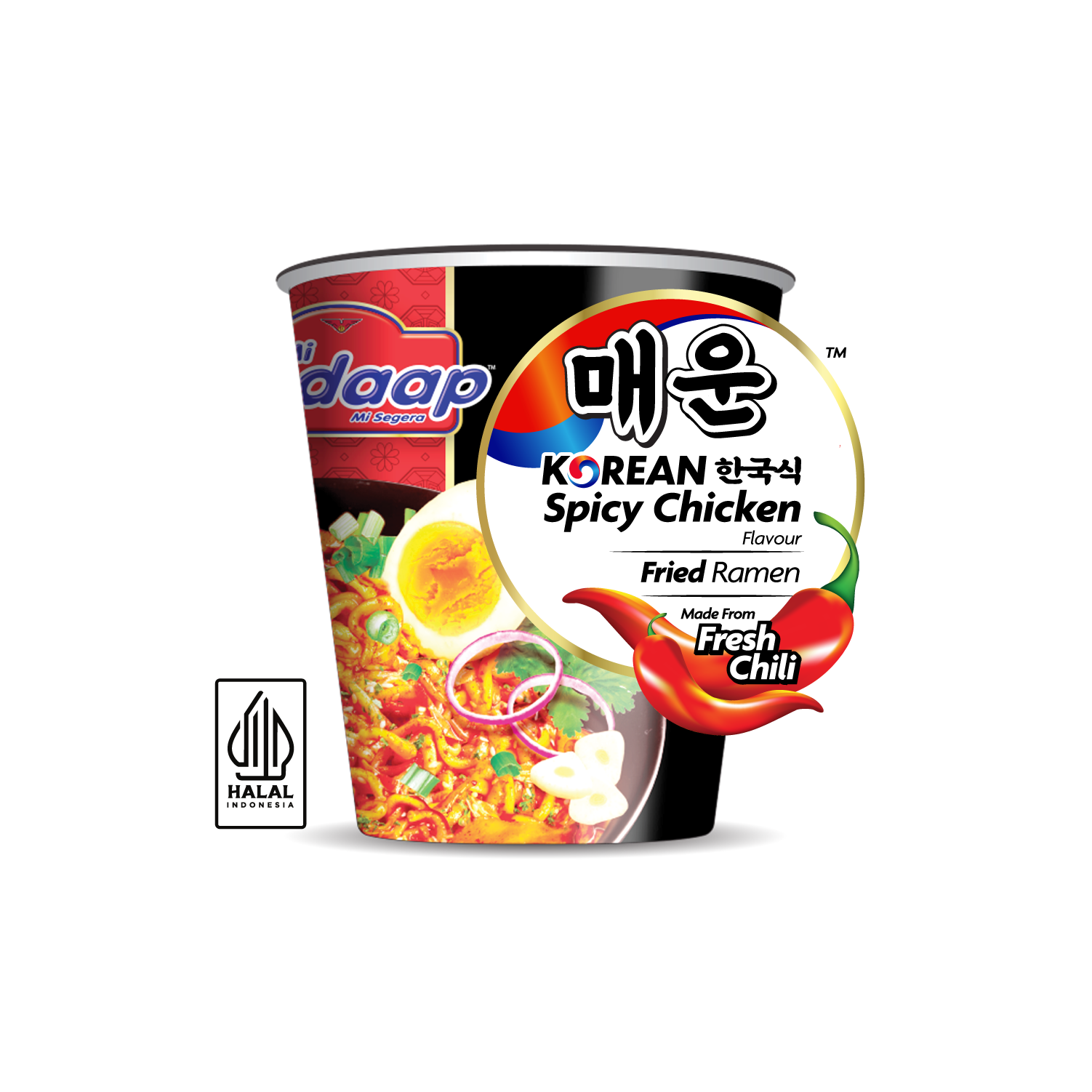 Mi Sedaap Cup Korean Spicy Chicken